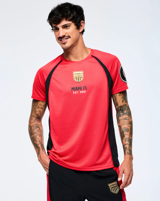 Men's Raglan Crew Neck With Shoulder Inserts
