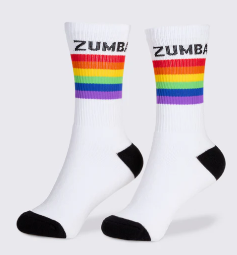 Zumba Plush High Socks - Rainbow