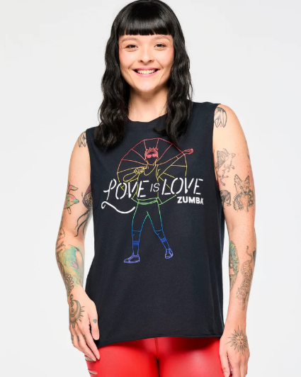 Zumba Crew Neck Muscle Tank