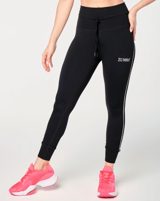 Zumba Prep Slim Jogger Leggings - Bold Black