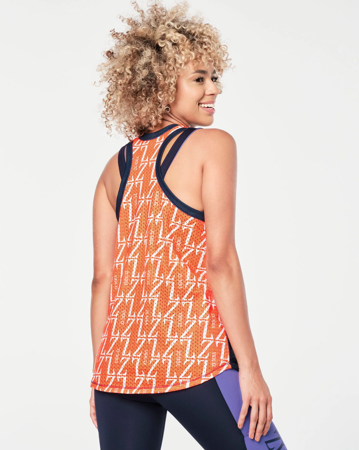 Zumba Prep Basketball Tank - Blue