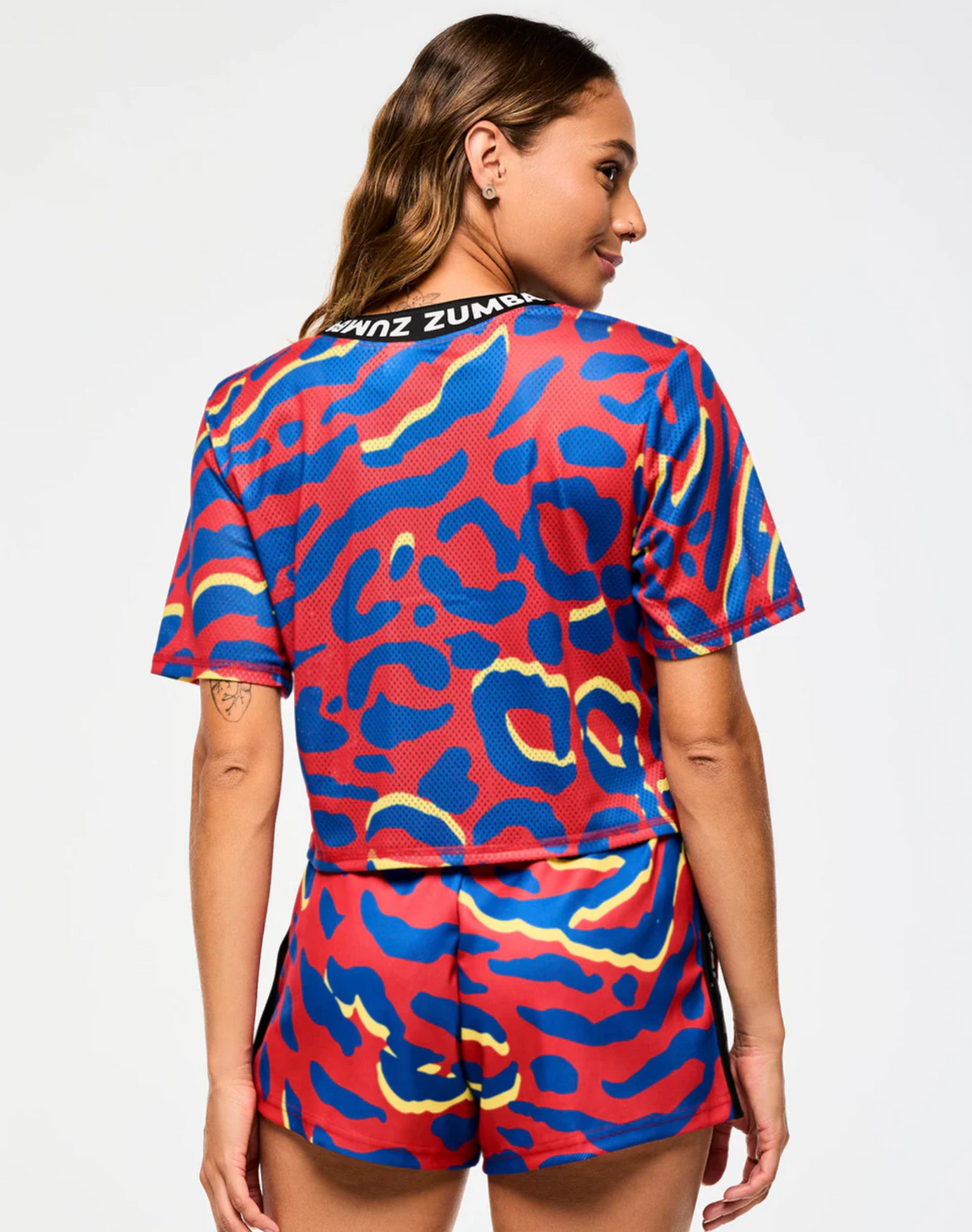 Victory Cropped Mesh Baseball Top