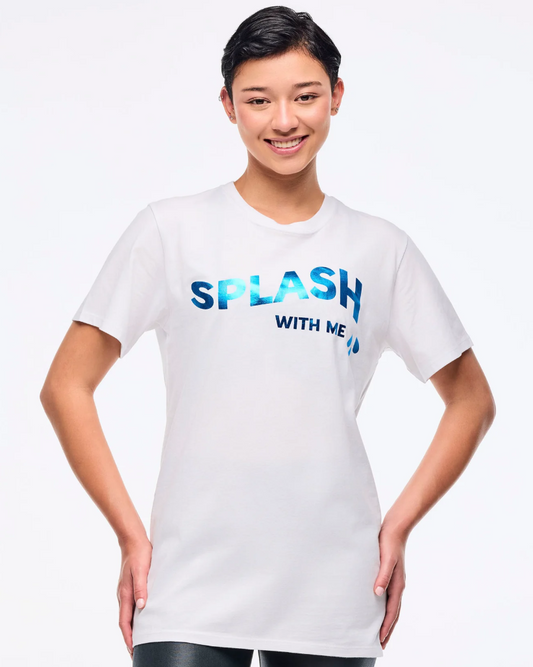 Aqua Zumba Instructor Tee - White