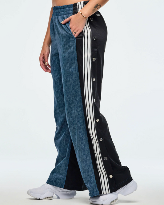 ZWxGW Wide Leg Pants With Side Snap Placket