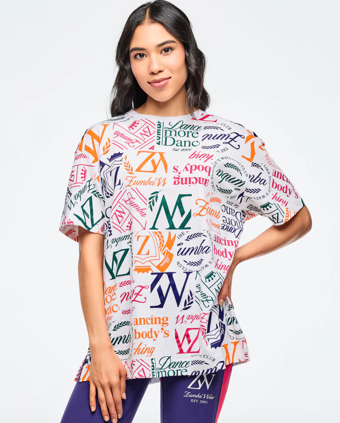 Class of 2001 Oversized Crew Neck Top