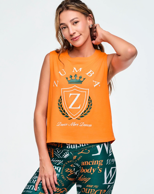 Class of 2001 Loose Muscle Tank - Orange