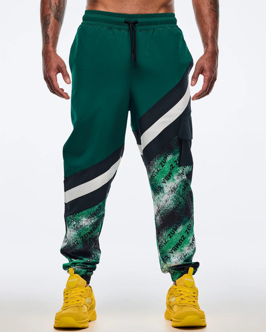 Apres Zumba Men's Woven Cargo Pants