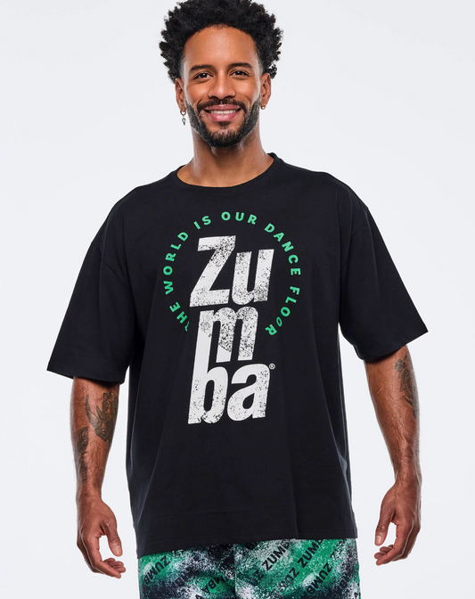 Apres Zumba Men's Crew Neck Tee - Black