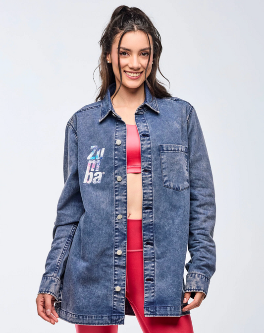 Apres Zumba Button-Up Shacket