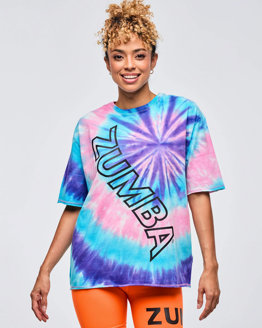 Neon Boxy Top - Pink/Purple