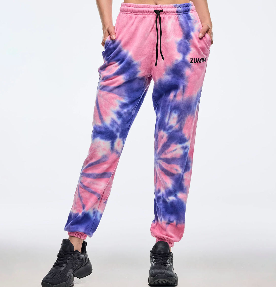 Neon Baggy Sweatpants - Pink/Purple