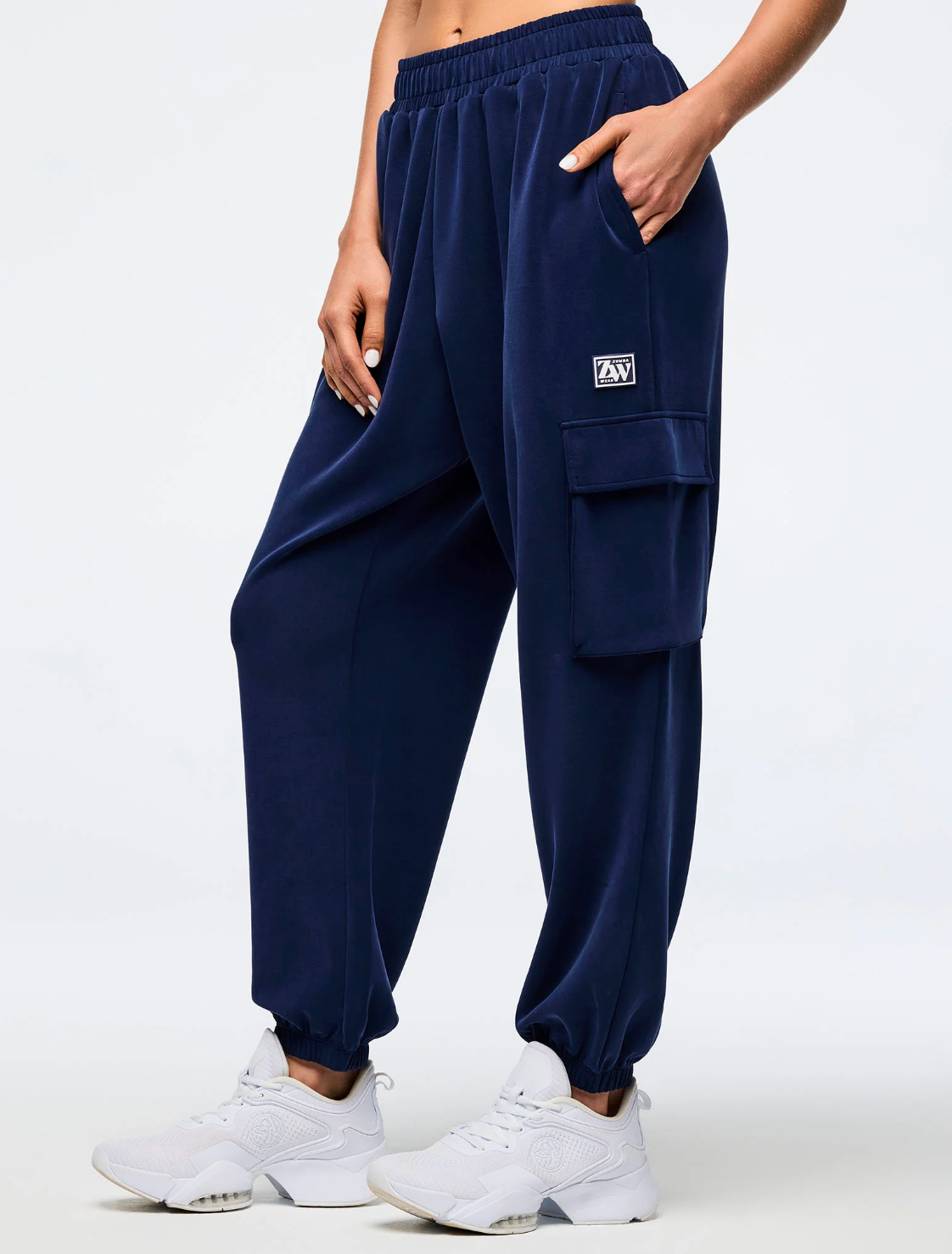 Apres Zumba Modal Slouch Cargo Pants - Indigo