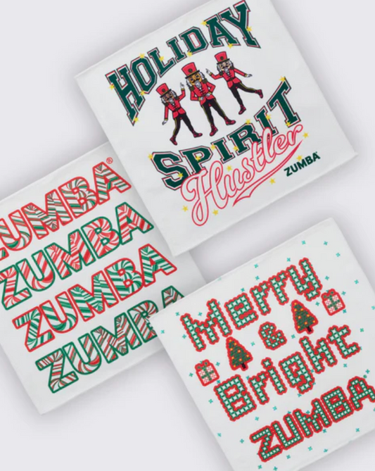 Zumba Holiday Hand Towels