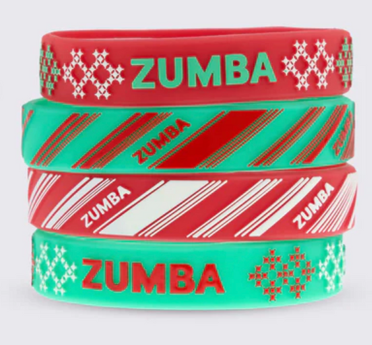 Zumba Holiday Rubber Bracelets