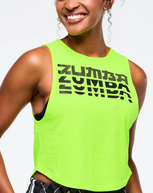 Eastern Flavor Round Hem Muscle Tank