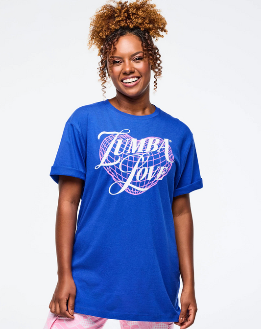 Zumba Amour Tees - Blue