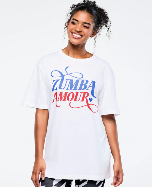 Zumba Amour Tees - White