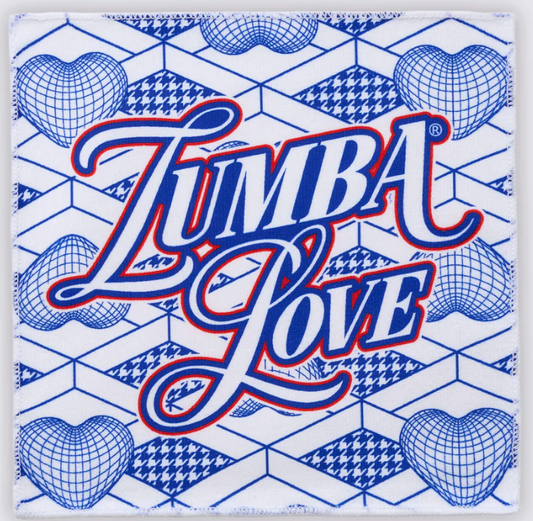 Zumba Amour Hand Towels - Blue