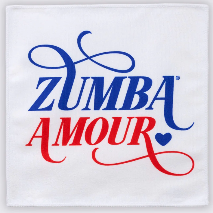 Zumba Amour Hand Towel - RWB