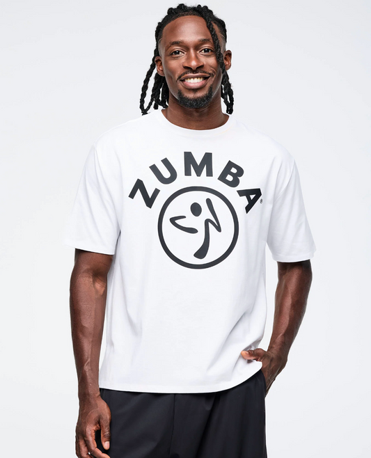 Zumba Basic Boxy Top - White