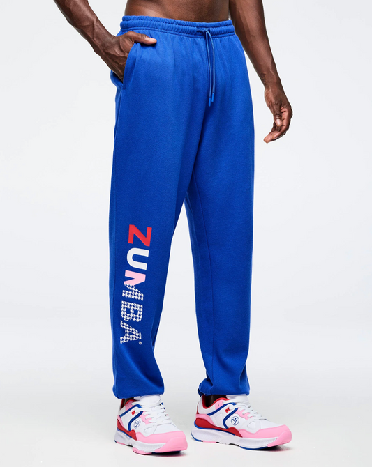 Zumba Amour Slouch Sweatpants - Blue
