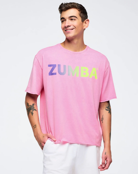 Pastel Boxy Ultra Crop Top - Pink