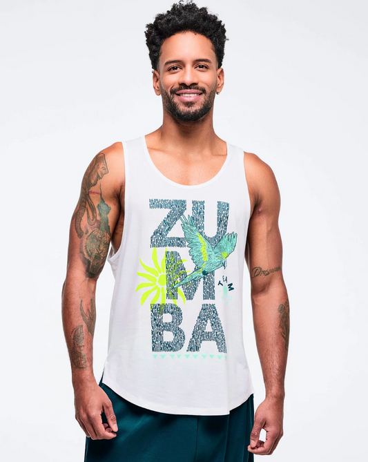 Latin Movement Men's Open Neck Tank