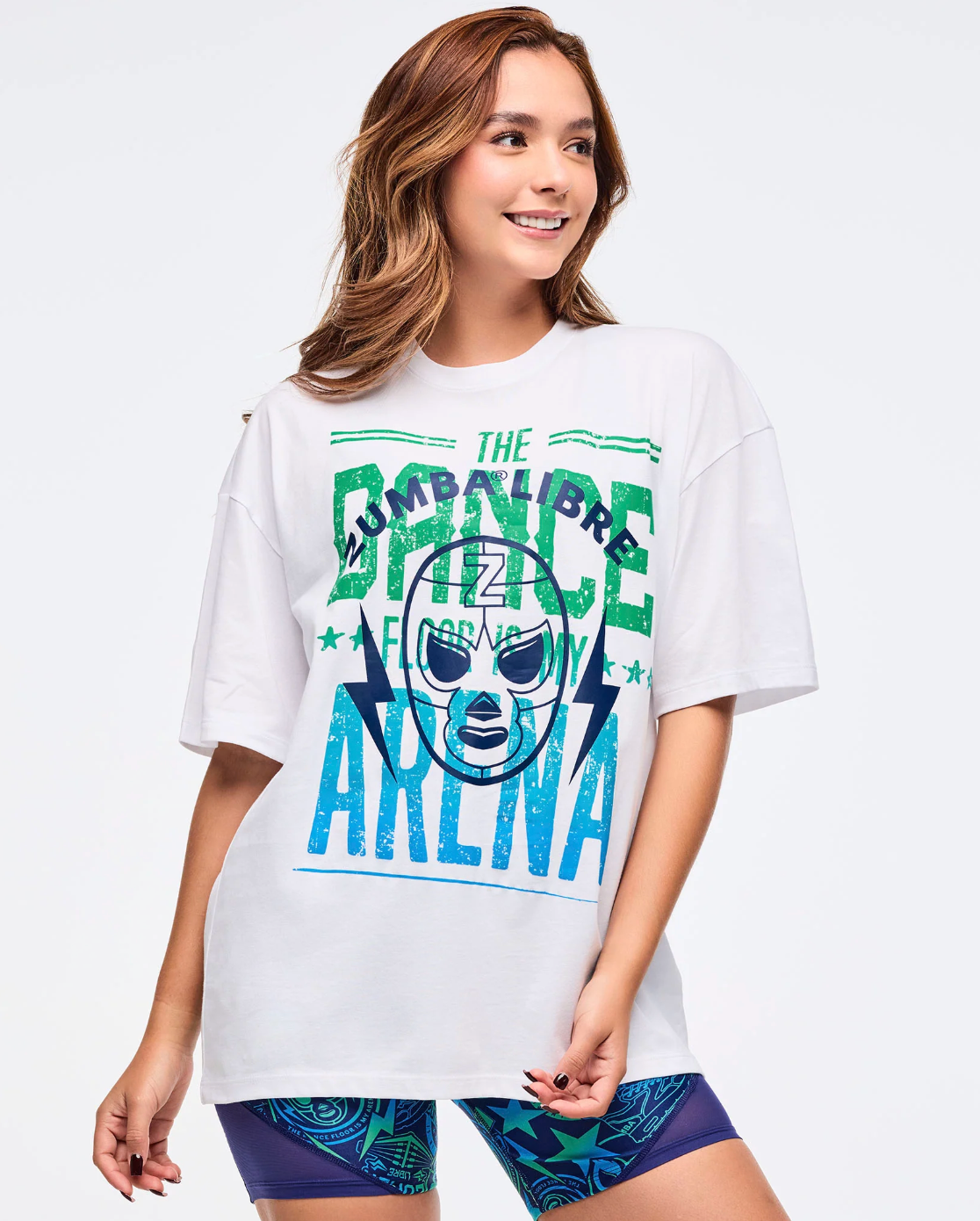Zumba Libre Oversized Drop Shoulder Tee