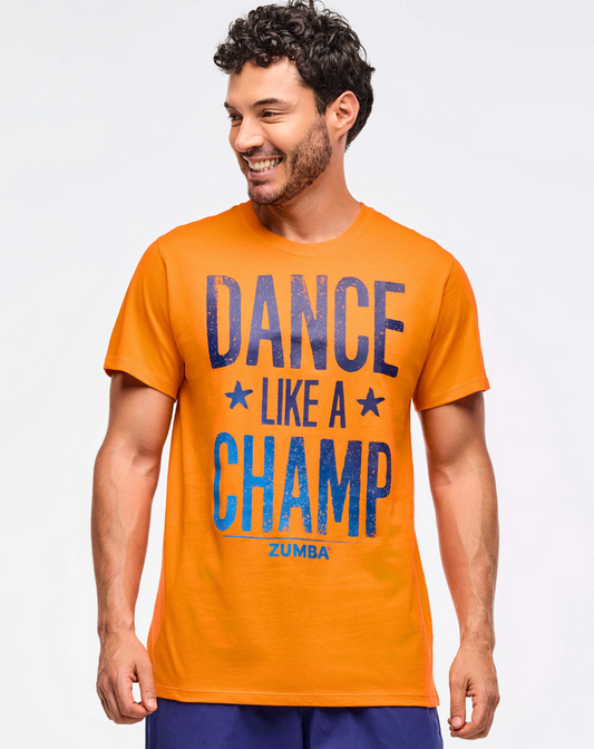 Zumba Libre Crew Neck Tee - Orange Punch