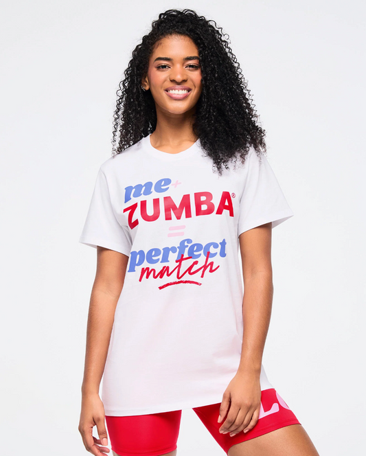Zumba Love Crew Neck Tee - White