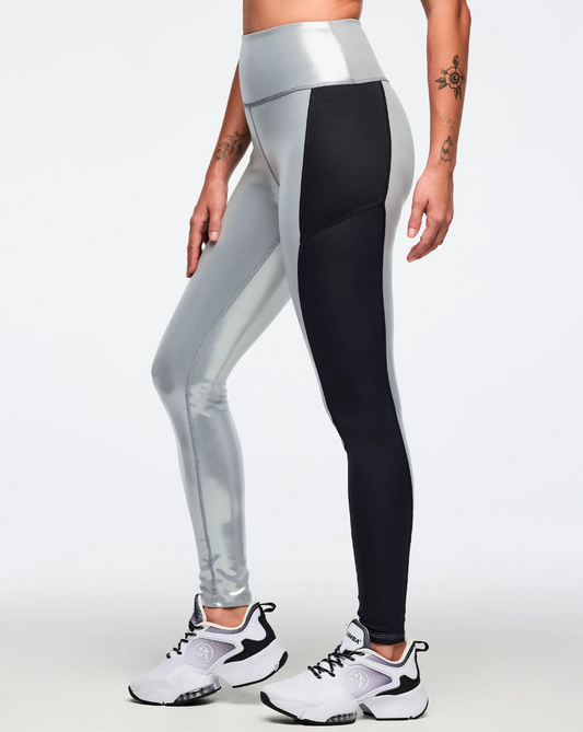 Zumba 25 High Waisted Ankle Leggings With Inserts