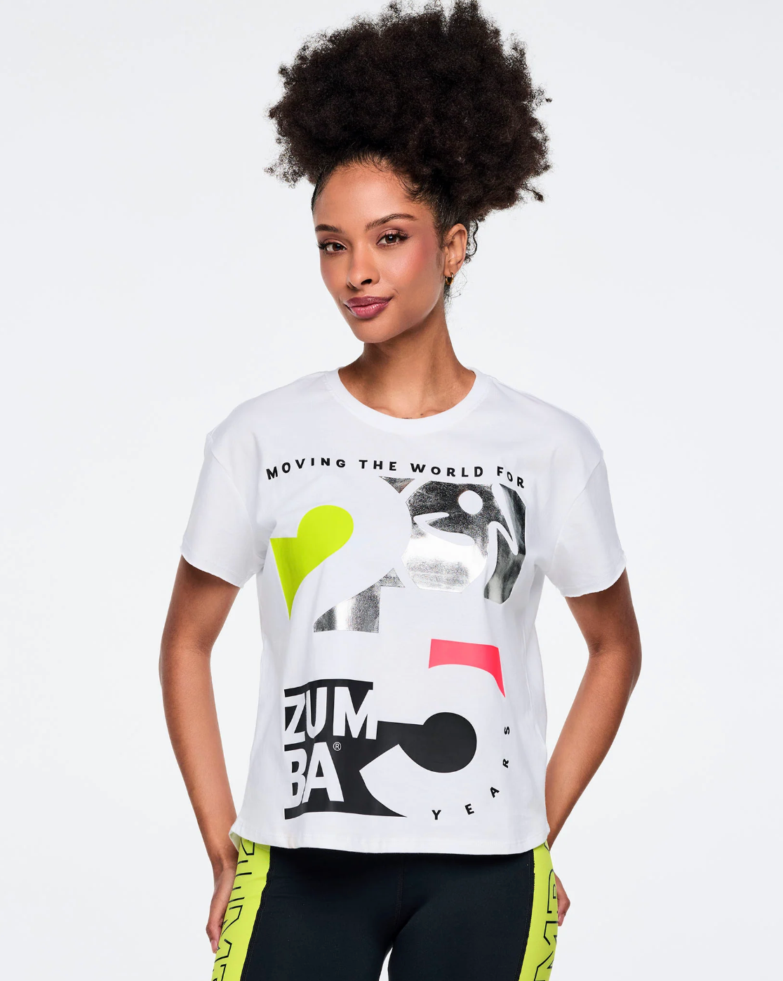 Zumba 25 High Low Crew Neck Top