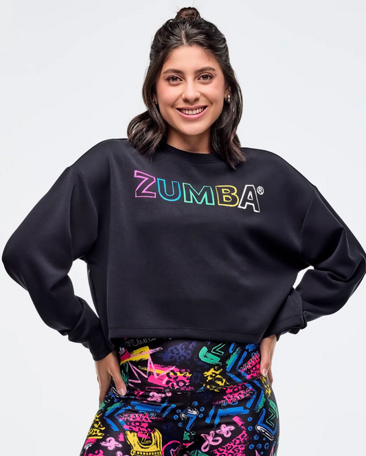 Sizzlin' Modal Long Sleeve Oversized Crop
