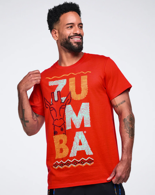 Wildbeat Unisex Crew Neck Tee - Red