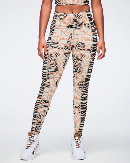 Wildbeat Z-Lift High Waisted Ankle Leggings With Side Panel