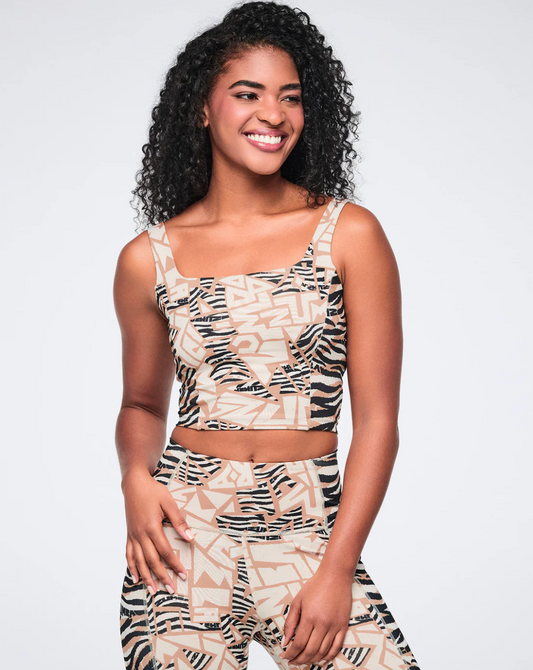 Wildbeat Z-Lift Crop Tank With Shelf Bra