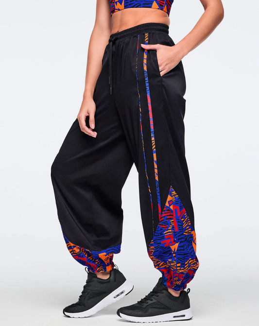 Wildbeat Woven Slouch Pants With Piping