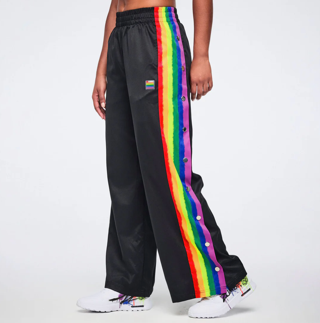 Pride Wide Leg Pants Side Snaps