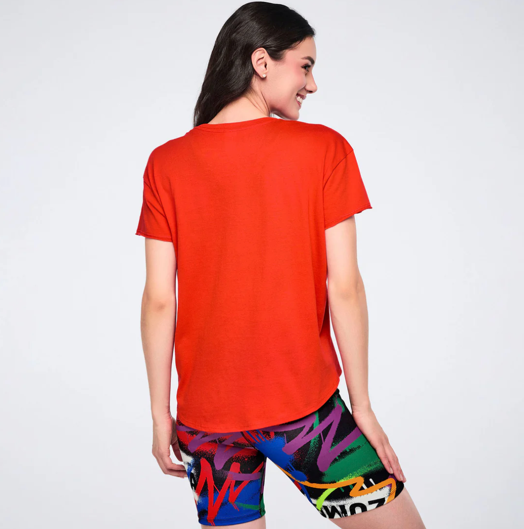 Pride High Low Crew Neck Top