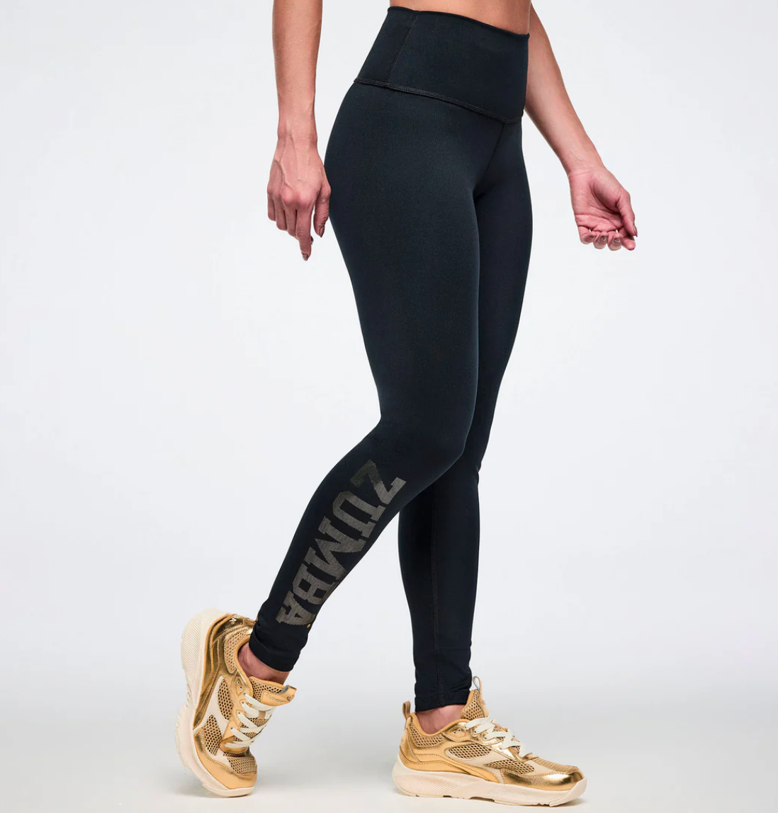 Worldwide High Waisted Ankle Legging - Black
