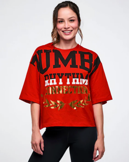 Worldwide Oversized Boxy Crop Top