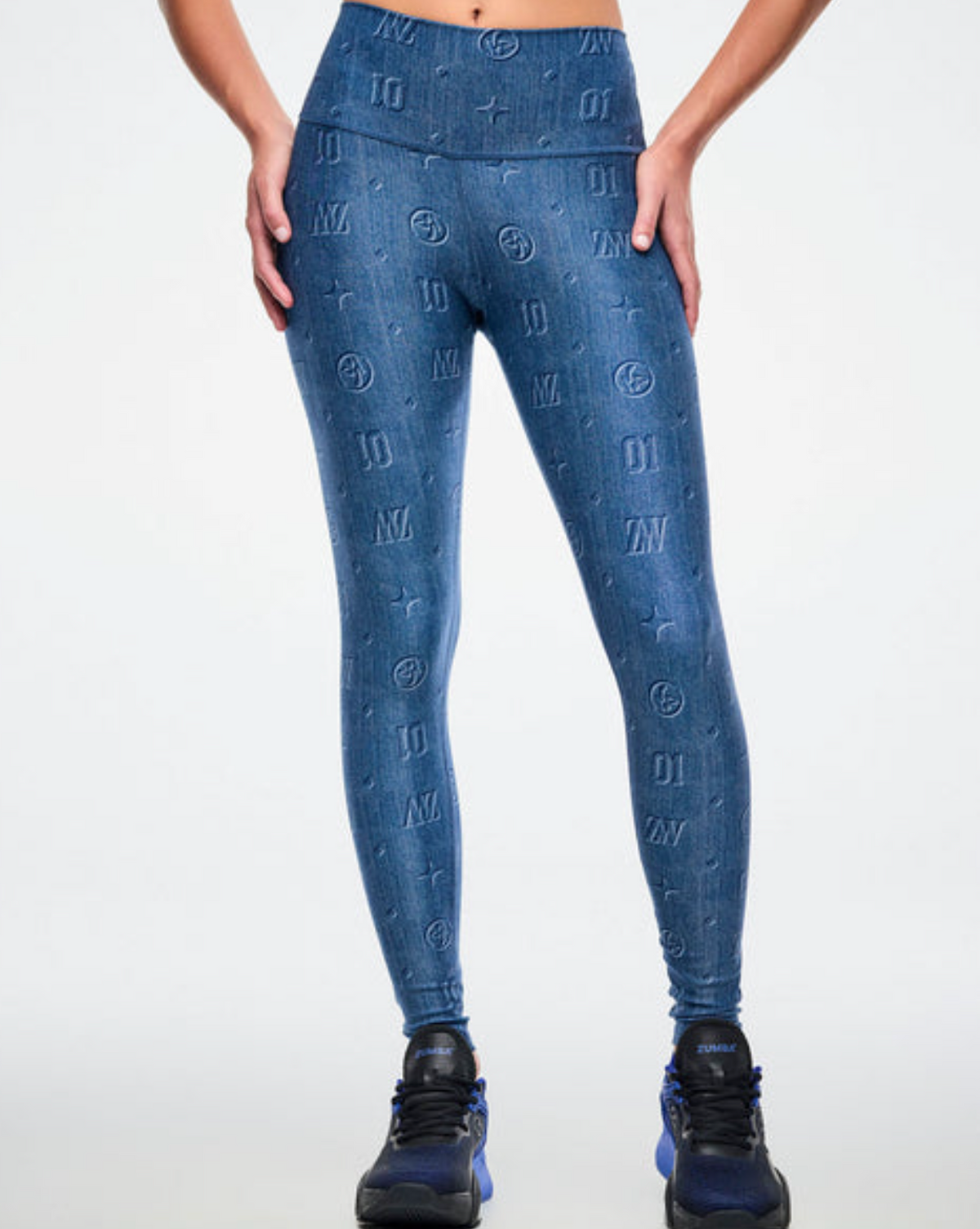 Dale-Z High Waisted Ankle Legging - Denim