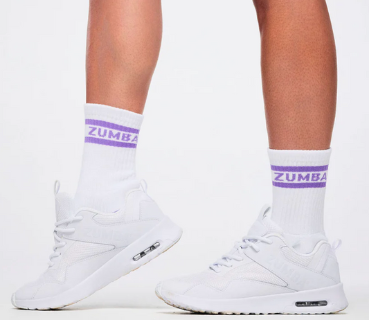 Dale-Z Plush Half Crew Sock - Groovin' Grape