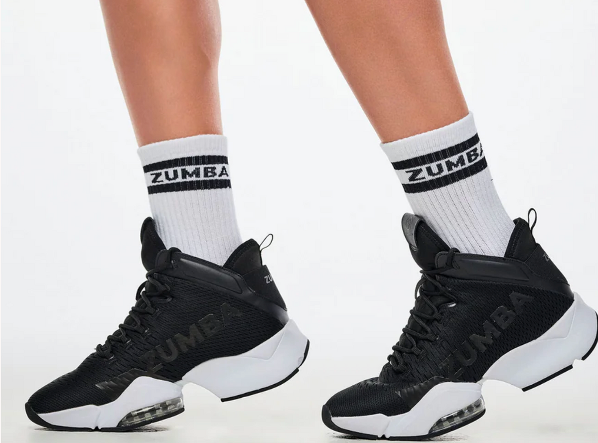 Dale-Z Plush Half Crew Sock - Bold Black