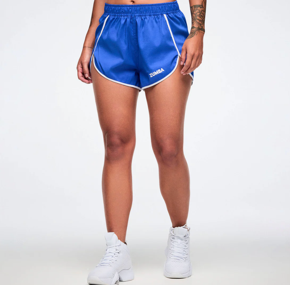 Color Spree Running Shorts - Blue