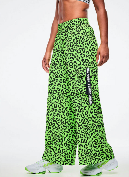 Dale-Z High Waisted Woven Cargo Pants