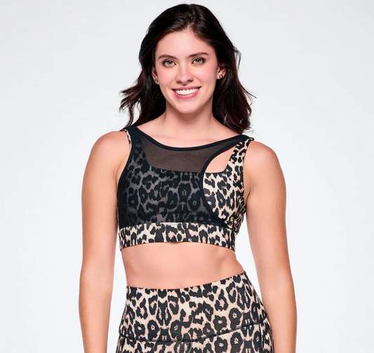 Rock 'n' Roll Z-Lift Square Neck Bra With Mesh