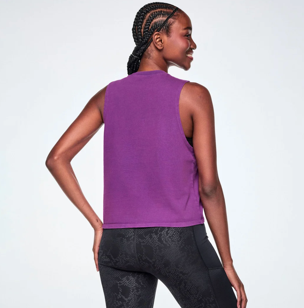 Rock 'n' Roll Muscle Tank With Slashes