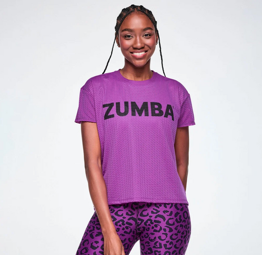 Ultrabright Mesh High Low Top - Purple