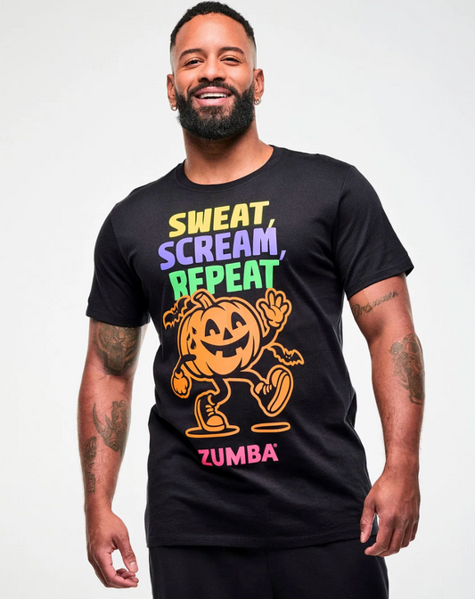 Zumba Halloween Unisex Tee - Bold Black